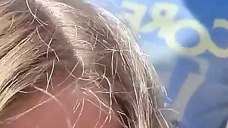 Teen Slut Public Doggy Fucked on the Beach!