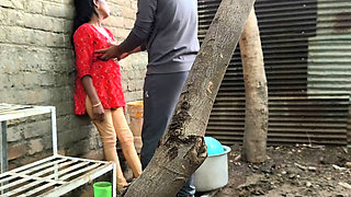 Indian Desi bhabhi sex in forest - Bhabhi was sitting at home in a  mood, her boyfriend went behind her house and fucked ass.
