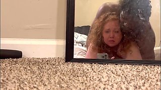 Milf gets pumped by a black stallion and loves it