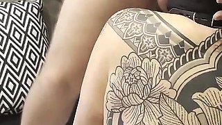 Tattooed Wife Facefuck