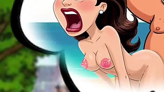 Cuckold's Sexual Fantasies. Cartoon. Parody