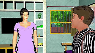 StepMom neha bather in low sexy video hindi cartoon
