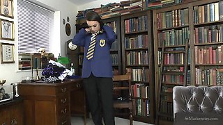 Lauren Strips & Gets Dressed Into an All Boys Uniform