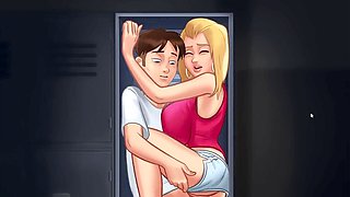 Desi aunty gets steamy in summertime saga episode six