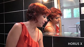 Cleaning Lady Fucked in the Ass by a French Studs
