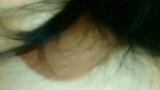 MILF Slut Touching Herself Showing Tits and Ass for Her Lover Bull Black Cock