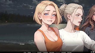 Natural boobs and hentai bondage fantasy with a naughty redhead