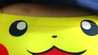 I Rubbed My Roommate's Cock with My Cute Panties to Make Him Horny