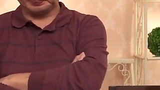 Big Tits Dissatisfied Wife Succumbs to Lust While Being Massaged Right Next to Her Husband.3