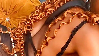 Double Dick Penetration Anal and Pussy Fuck Petite Vera by 2 African BBC
