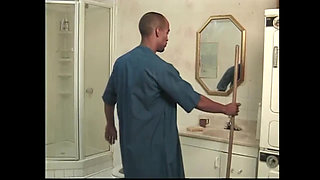 Black on Black Fuck in the Bathroom for a Black Slut Loving Black Cock