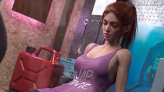 Bisexuel beach, old public agent, 3d bbc
