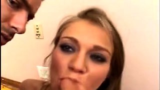 Blonde brunette have group sex