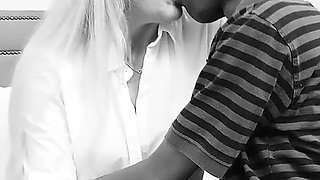 Big tits Canadian GILF creampied by black bull