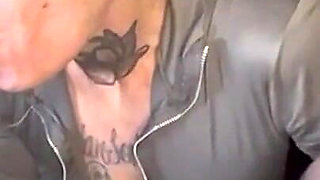 Gagging and Squirting Over Dildo