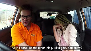 Fake Driving School Hot and lonely blonde Russian