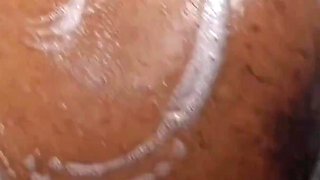 In the Shower Bouncing Squeezing Washing My Huge Tits