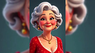 Topless Granny Animation