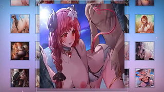 Hentai World Animation Puzzle - Part 9 - Hentai Swimsuit Dream by Loveskysanx