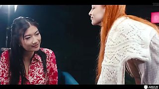 Lesbian Redhead Stops Time and Dominates Asian Teen Slave - Hardcore Lezdom Sex