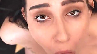 Busty Cock Whore Kiss Cat Blows and Foot Fucks You in POV