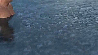 Tacos. Cuckold Hubby Watches His Wife Masturbating for the Taxi Driver and Walking Naked in the Park - Episode 55