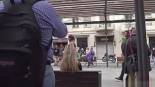 Goth bitches doing public flashing