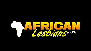Big Tits Ebony Lesbian Couple 69 Fuck
