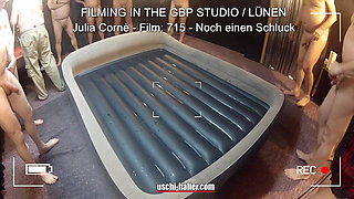 Behind the Scenes - Piss Gangbang Party with MILF Julia Corne