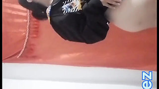 18-year-old College Girl Plays with Her Stepbrother's Cock