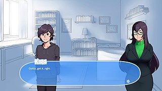 Tempting scenes from Snow Daze featuring naughty anime fun