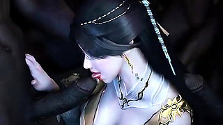 Black Cock Virtual Bombshell: Designed for Sin - 3D Animation Hentai