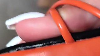 Orange Monster Heels and Total Control