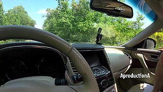 The Last Squirt and Golden Shower in My Car 4K