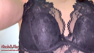 Fucked My Step Cousin While No One Is at Home. Nicole Is a Porn Star