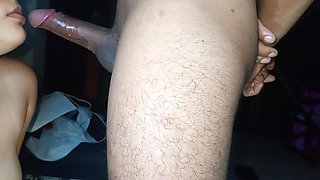 My Neighbor Swallows Her Whole Cock Until She Gets Every Last Drop of Milk