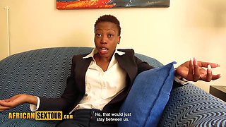 Cheating lying African girl confronted