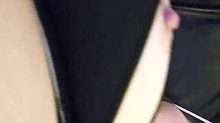 Close up of fat pussy lips being penetrated by a hard cock