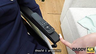 Flashy Stanley Johnson's small boobs trailer