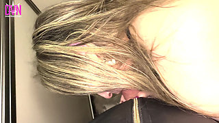 Argentine Youtuber Sucks Two Strangers' Cocks in an Elevator During a Party