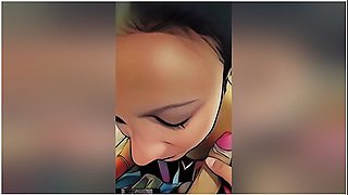 Dream Cheating Wife Gives Blowjob In Bedroom With Big Cum Load. Cartoon Pov Milf