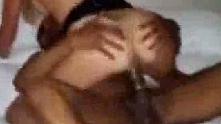 Cheating White Slut sucks BBC while boyfriend is gone ww