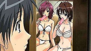 Step Brother Spies On Horny Step Sister - Hentai Taboo Fantasy