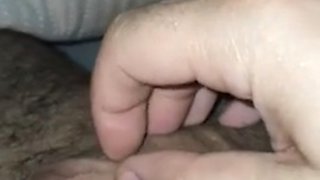 Step son dick almost cum by step mom hand