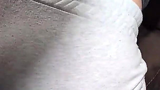 White Girl Shaking Her Ass on Me in Sweatpants