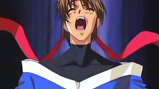 Horny anime slut fucking hard dick