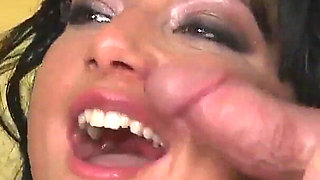 Gangbang Party with Priscilla Salerno a Mature Whore with Huge Breasts and Brown Hair in a DP