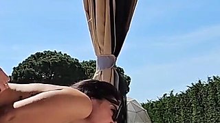 He Slams His Huge Cock in My Mouth and Fucks Me While I'm Sunbathing Pt 2.