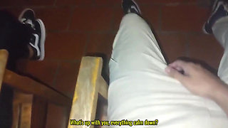 Sucking My Best Friend's Entire Cock Outdoors While It's Raining and We Were Almost Discovered Fantasiahardcoresex