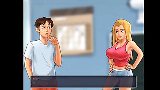 Jenny's big nips in summertime saga gameplay